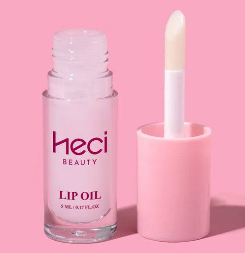 High-Quality Pink Lip Oil Gift – Vegan Moisturizing Gloss for Soft, Shiny Lips