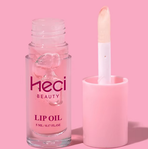 High-Quality Pink Lip Oil Gift – Vegan Moisturizing Gloss for Soft, Shiny Lips